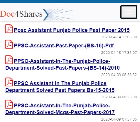 Punjab Public Service Commision (Assistant) in Punjab Police