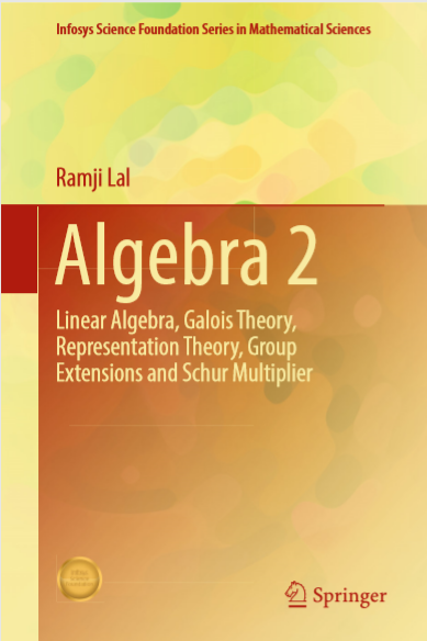 Download Algebra 2 Linear Algebra Galois Theory Representation Theory by Ramji Lal pdf